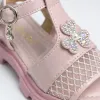 Three pairs of diamond-encrusted butterfly-decorated sandals for women's summer are fashionable and versatile Application Scenario